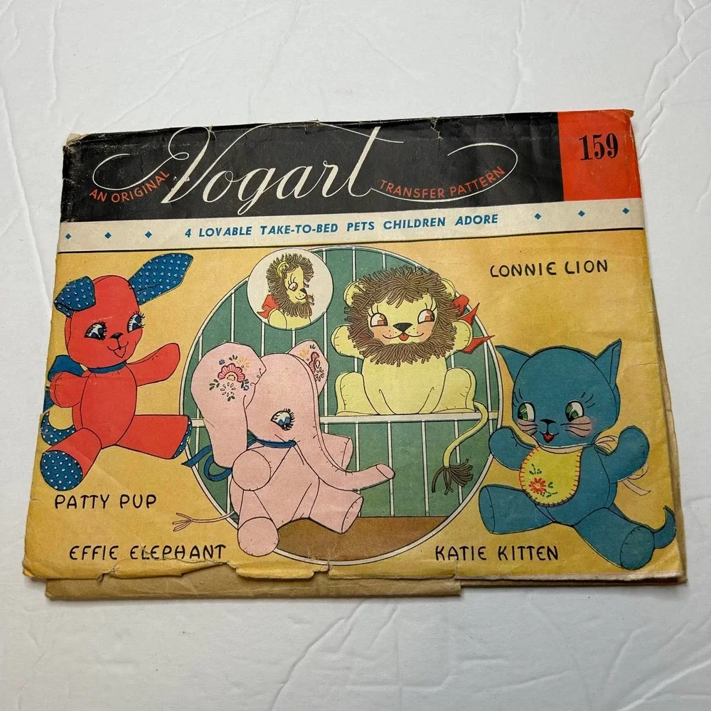 Vintage Vogart Transfer Patterns #159,‎ #292, #202